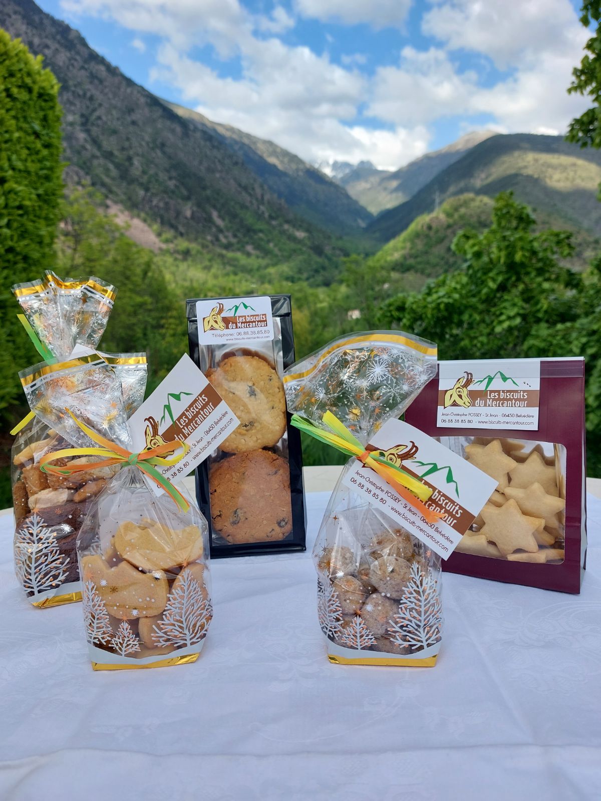 Sélection de biscuits artisanaux de la Ronde du Mercantour.